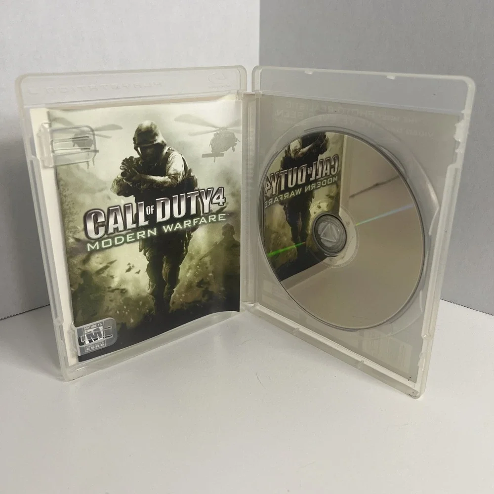 Call of Duty 4 Modern Warfare Sony PS3 2007 Activision Shooter Video Game